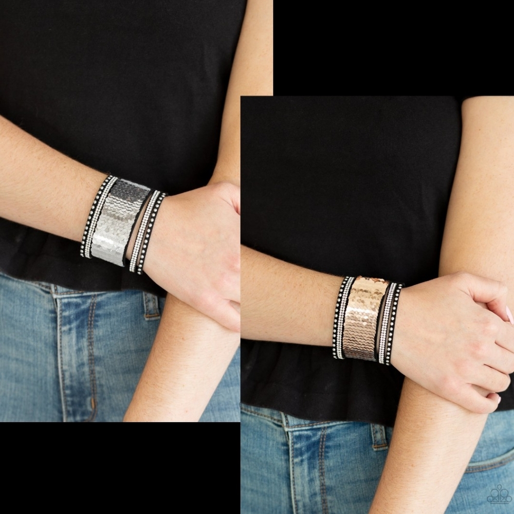 Mermaid Reversible Sequins Bracelet - Picture 2 of 4
